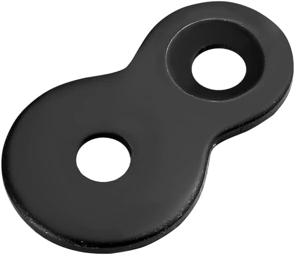 Figure 8 Fastener, Heavy Duty Table Top Fasteners, Desktop Clips Tabletop Connector Bracket (Black) (20) (20) - Image 7